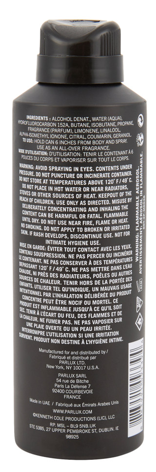 Thumbnail 3: Kenneth Cole 6 oz Vintage Black For Him Body Spray  