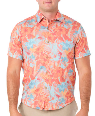 Thumbnail 1: Guy Harvey Men's Short Sleeve Button Down Shirt 