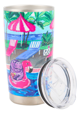 Thumbnail 2: Chubby Mermaids 20 oz Spring Break Tumbler  