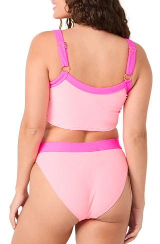 Thumbnail 3: Cyn & Luca Juniors Banded High Waist Swim Bottoms 