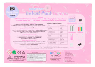 Thumbnail 2: HOT FOCUS Snap Pop Instant Print Camera  