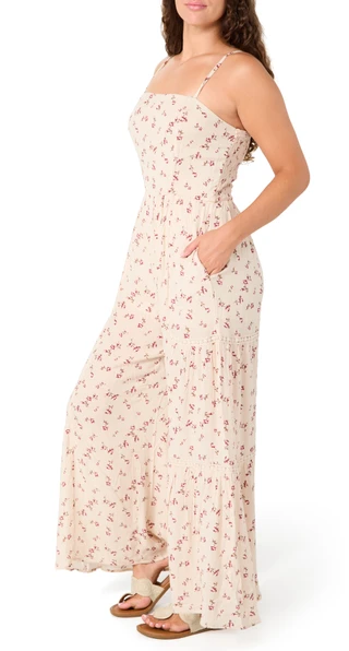 Thumbnail 2: As U Wish Juniors Smocked Bust Palazzo Jumpsuit 