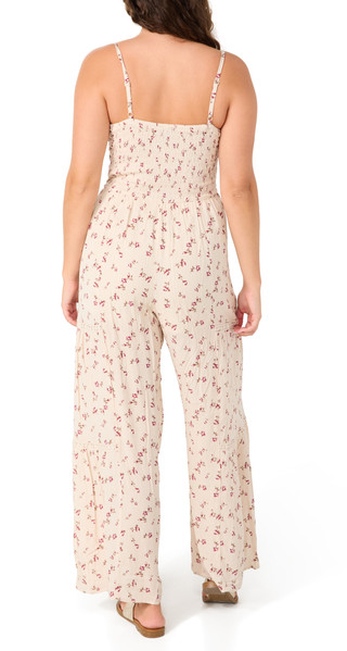 Thumbnail 3: As U Wish Juniors Smocked Bust Palazzo Jumpsuit 