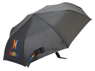 Thumbnail 2: Hurley Logo Print Auto Open Umbrella  