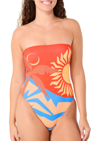 Thumbnail 1: BILLABONG Juniors Feel The Heat Tully One Piece Swimsuit 