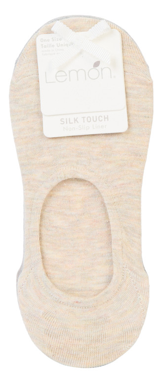 Thumbnail 1: LEMON Women's 3 Pk Silk Touch Non-Slip Liner Socks 