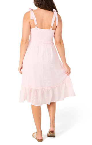 Thumbnail 2: As U Wish Juniors Sleeveless Eyelet Midi Dress 