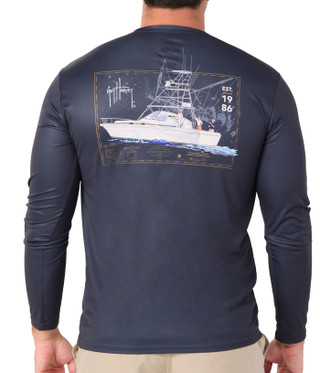 Thumbnail 2: Guy Harvey Men's Outdoor Long Sleeve Shirt 