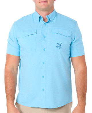 Thumbnail 1: Guy Harvey Men's Harbor Button Front Shirt 