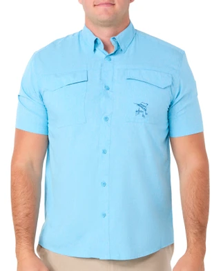 Thumbnail 1: Guy Harvey Men's Harbor Button Front Shirt 