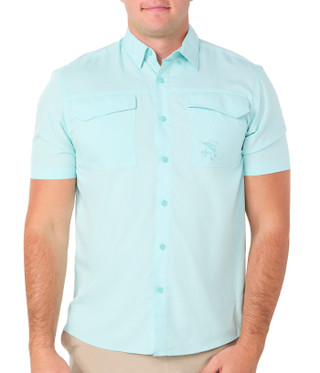 Thumbnail 1: Guy Harvey Men's Harbor Button Front Shirt 
