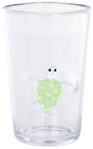 Thumbnail 3: Coastal Home S/4 Embossed Turtle Hiball Outdoor Glasses  