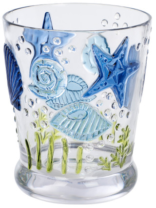 Thumbnail 2: Coastal Home S/4 Embossed Sea Life DOF Outdoor Glasses 