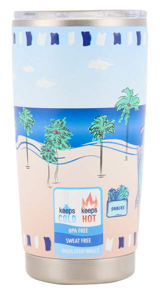 Thumbnail 2: Chubby Mermaids 20 oz Staycation Tumbler  