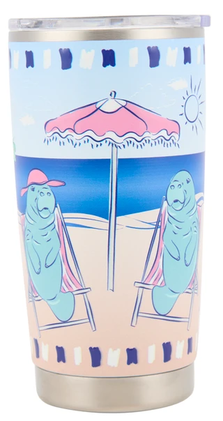 Thumbnail 1: Chubby Mermaids 20 oz Staycation Tumbler  