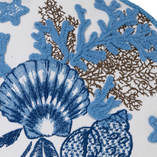 Thumbnail 2: Panama Jack 16 in Round Coastal Ocean Pearl Decorative Pillow 