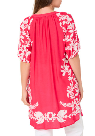 Thumbnail 2: FIGUEROA & FLOWER Women's Short Sleeve Peasant Dress 