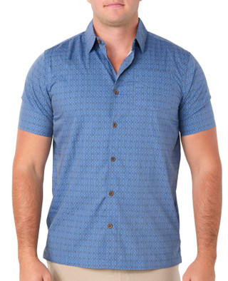 Thumbnail 1: Quiksilver Waterman Men's Austin Woven Button Down Shirt 