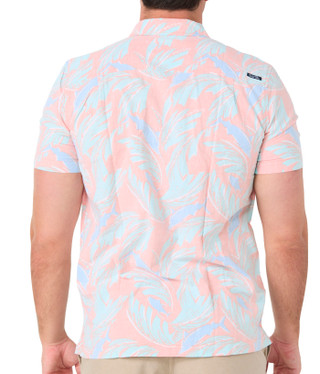 Thumbnail 2: Salt Life Men's Palm Promenade Button Front Shirt 