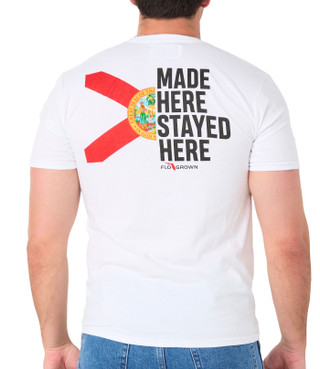 Thumbnail 2: FloGrown Men's Made Here Stayed Here T-Shirt 