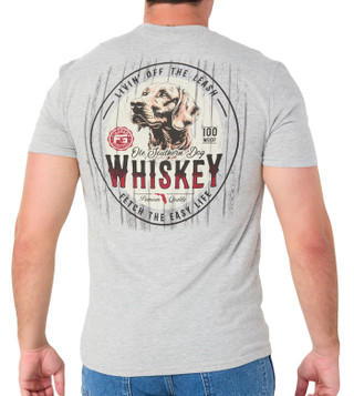 Thumbnail 2: FloGrown Men's Southern Dog Whiskey Graphic T-Shirt 