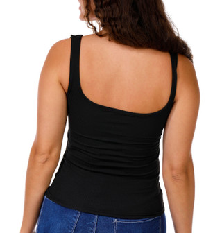Thumbnail 3: Heart & Hips Juniors Square Neck Tank Top 