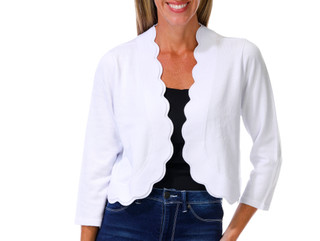 Thumbnail 1: Zac & Rachel Women's Solid Round Hem Open Front Cardigan  