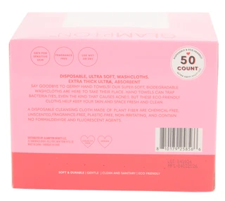 Thumbnail 2: Glampton 50 ct Disposable Wash Cloths  