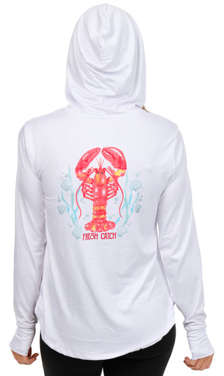 Thumbnail 1: SILVER BAIT Women's Outdoor Fishing Hooded Top 