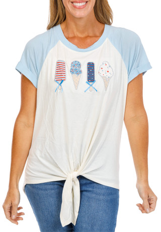 Thumbnail 1: Truself Women's Americana Ice Cream Top  