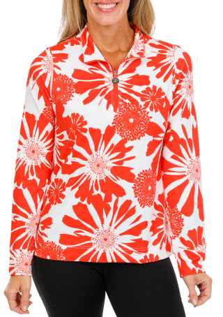 Thumbnail 1: Stella Parker Women's Active Quarter Zip Top  