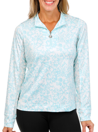 Thumbnail 1: Stella Parker Women's Active Quarter Zip Top  