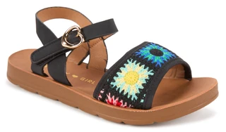 Thumbnail 1: Laundry Girl Girls Crochet Band Sandals 
