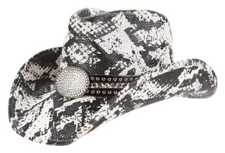 Thumbnail 1: CoG Cow Print Cowboy Hat  