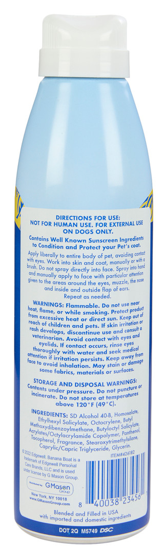 Thumbnail 2: Banana Boat 5.5 oz Dog Sun Protector Spray  