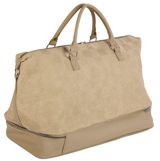 Thumbnail 2: Ellen Tracy Checkered Embossed Weekender Duffle Bag 