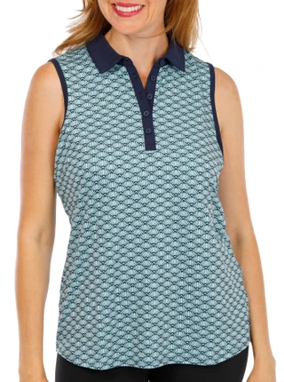 Thumbnail 1: Puma Golf Women's Active Sleeveless Cloudspun Polo 