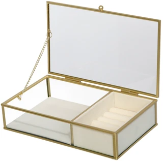 Thumbnail 1: Oasis 9 in Glass Jewelry Box  