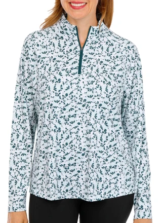 Thumbnail 1: Puma Golf Women's Active 1/4 Zip Neck Top 
