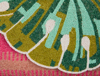 Thumbnail 4: America & Beyond Beaded Water Lily Clutch 