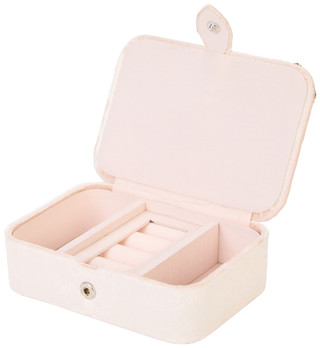 Thumbnail 2: LESA MICHELE Embroidered Travel Jewelry Organizer Case 