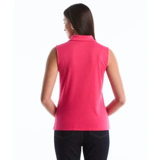 Thumbnail 2: Rafaella Womens Sleeveless Zipper Polo Top 