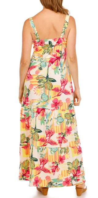 Thumbnail 2: HARLOW & ROSE Women's Sleeveless Maxi Dress 