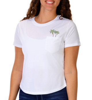 Thumbnail 1: OG Babe Juniors Embroidered Pocket Tee 