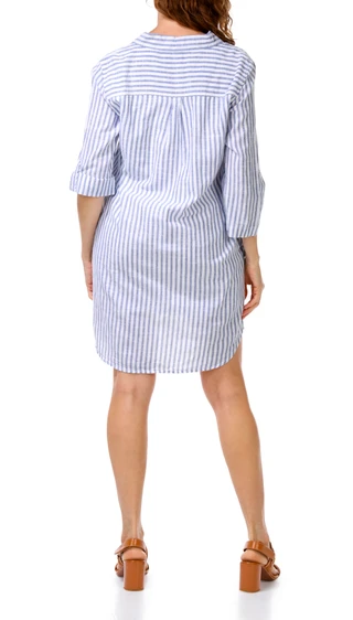 Thumbnail 2: Dash Women's 3/4 Sleeve Popover Shirt Dress 