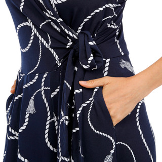 Thumbnail 2: Nina Leonard Women's Sleeveless Print Culotte Jumpsuit 