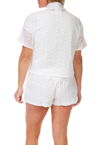 Thumbnail 2: April Kiss Juniors 2 Pc Eyelet Shorts Set 