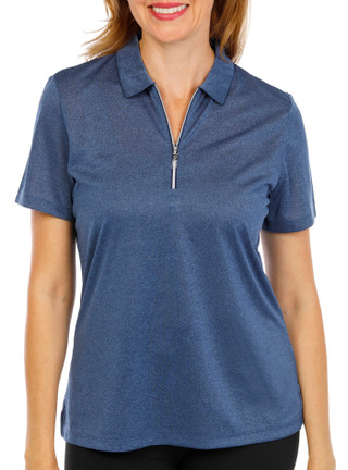 Thumbnail 1: Callaway Women's Active 1/4 Zip Neck Polo Top 