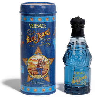 Thumbnail 1: Versace 2.5 oz Blue Jeans For Him EDT Spray  