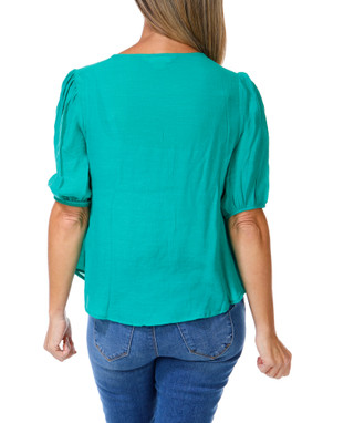 Thumbnail 2: Hope & Harlow Women's Solid Blouse  